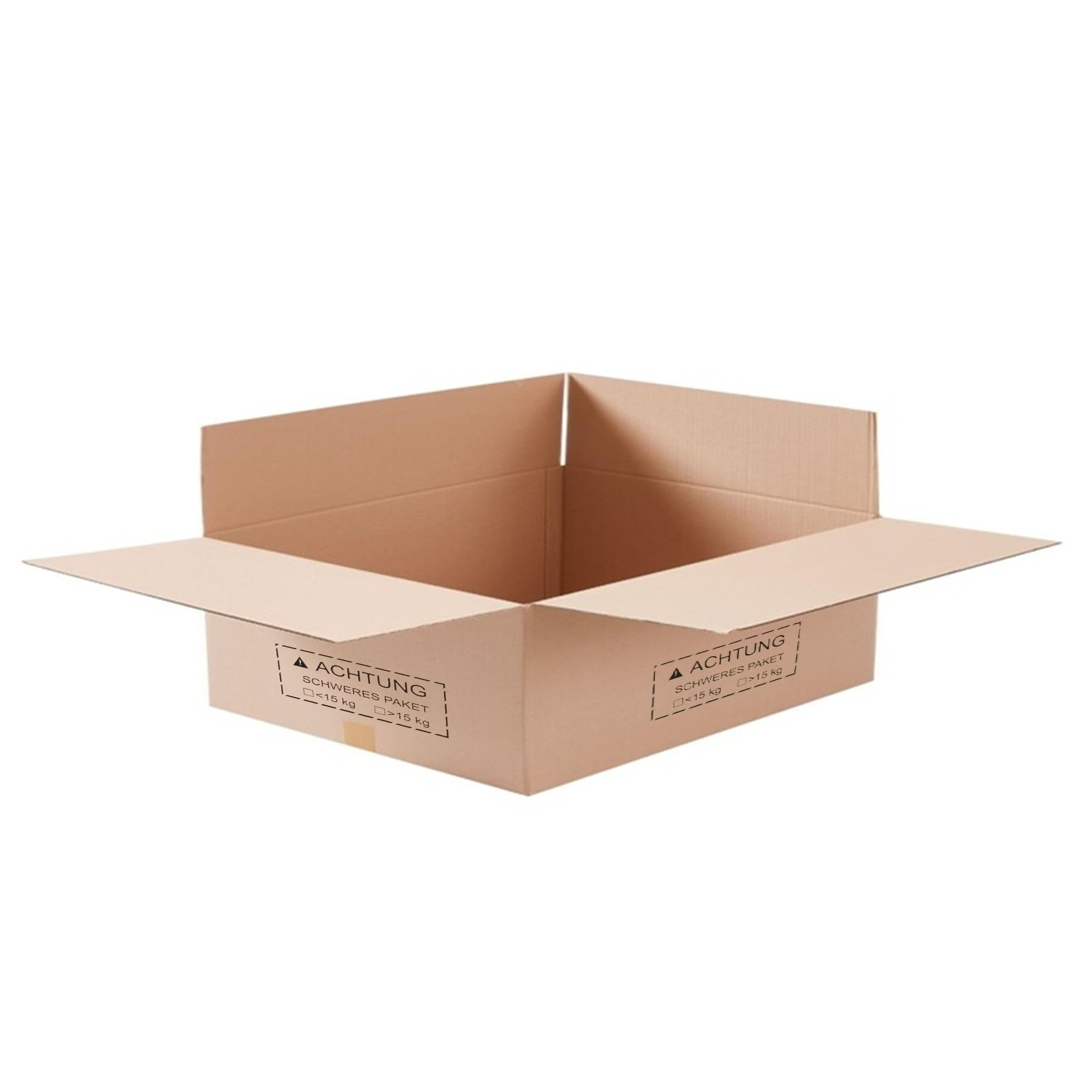BB-Verpackungen 120x Faltkarton Amazon FBA Karton 600x600x300mm mit Heavy Mark (120 Stück) 2-wellig - robust, sicher, versandoptimiert und aus recyceltem Material