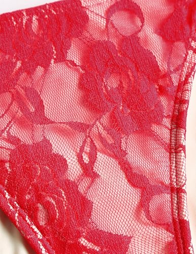 Image of seamoly Women's Bikini Sets Halter Neck Crochet Colorblock Two Piece Swimsuits Open Back Sexy High Cut Thong Bathing Suit