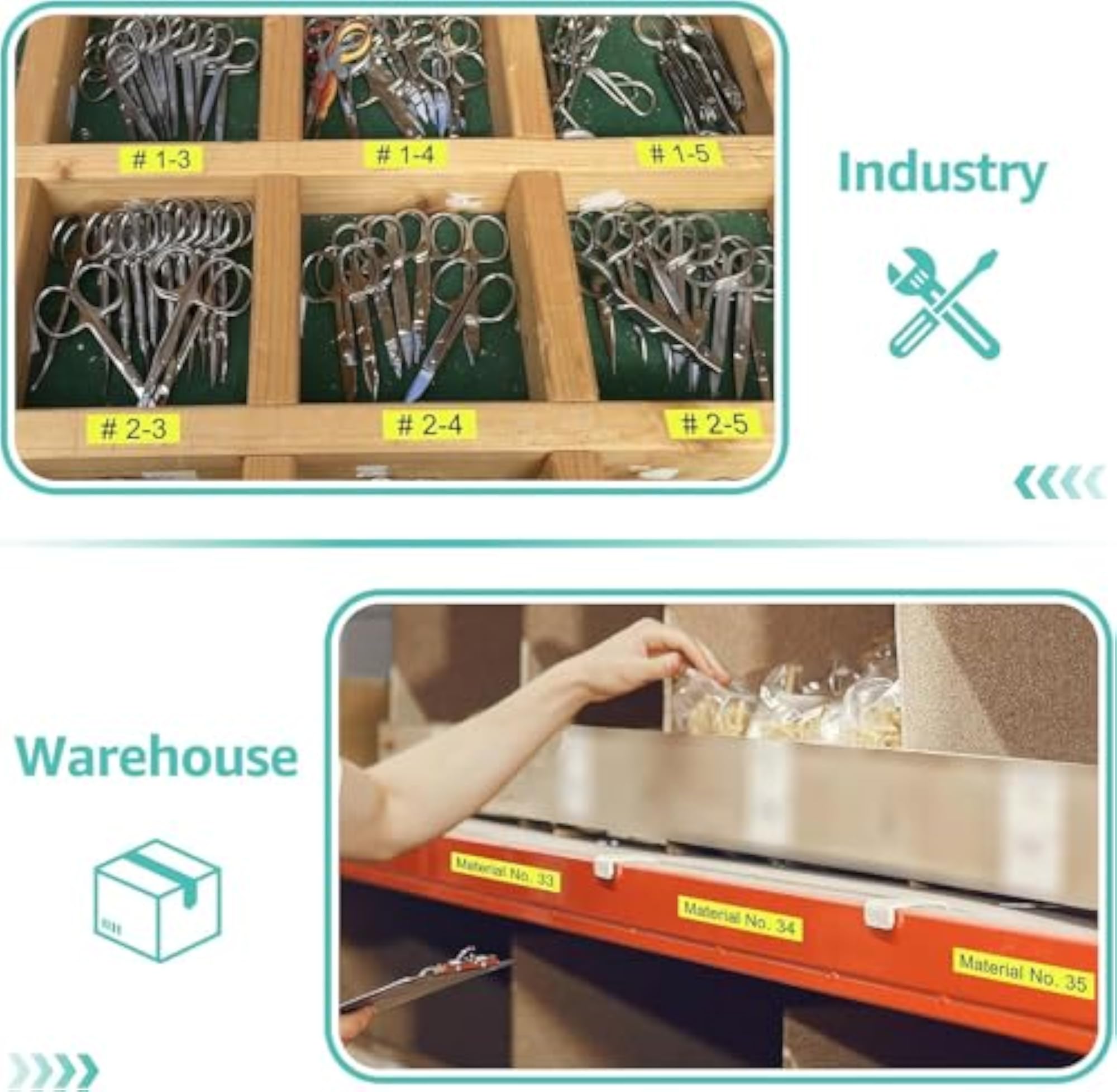 D1 Label Tape 45808, 3 Pcs 19mm x 7mts for DYMO Series