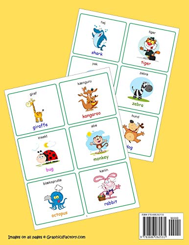 English Danish Educational 240 First Words Activity Colors Book for Toddlers (40 All Color Pages): New childrens learning cards for preschool ... (Toddler All Colors Paperback Book) image 4
