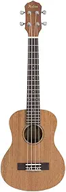Ukulele Kalani Tenor 26 Kayke Series KAL 300 TS Friso e Roseta em ABS com Bag, Natural Sapele