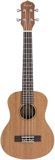 Ukulele Kalani Tenor 26 Kayke Series KAL 300 TS Friso e Roseta em ABS com Bag, Natural Sapele