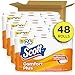 Scott ComfortPlus Toilet Paper, 48 Triple Rolls, 231 Sheets per Roll, Septic-Safe, 1-Ply Toilet Tissue