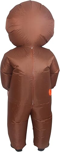 Miniatura 5 de IRETG Inflatable Gingerbread Man Costume Blow-Up Costume for Christmas Cosplay