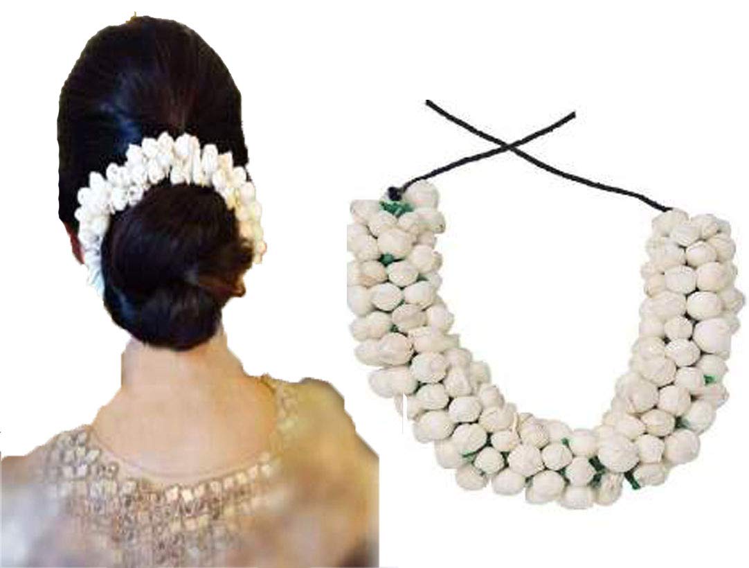 Wizme Flowers Hair Gajra for Women Hair Gajra Pack of 1 (m8)