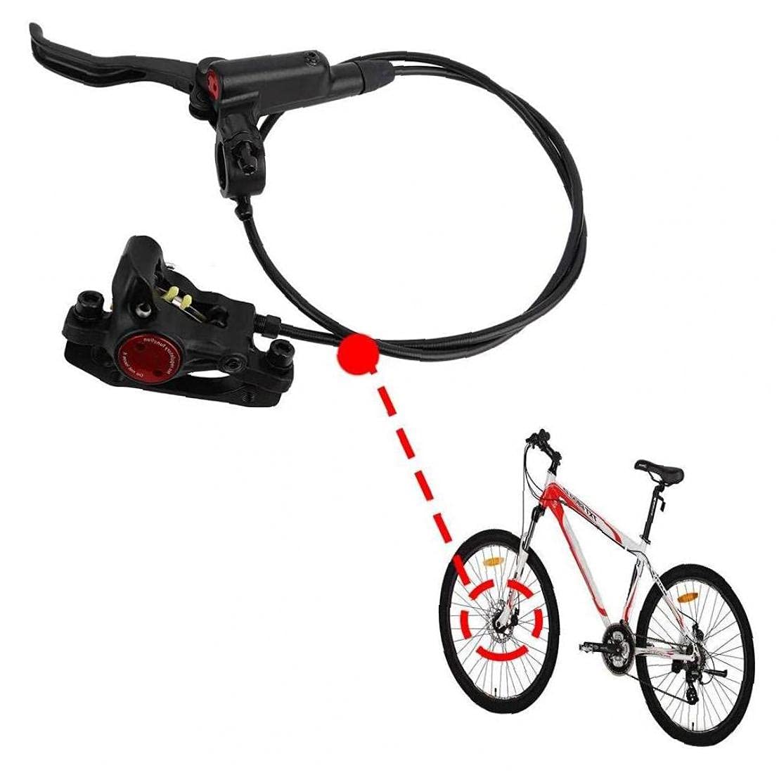 DYTWXG Set Freni Bici Universale Freno V Anteriore Set Freni Biciclette Freni A Disco Idraulici Mountain Bike Anteriore Posteriore Pressione Olio Sistema Frenante per Bici Leva Freno Nero