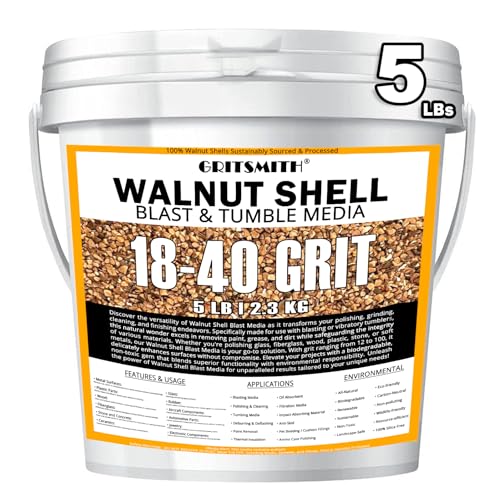 Ground Walnut Shell Media 18-40 Grit