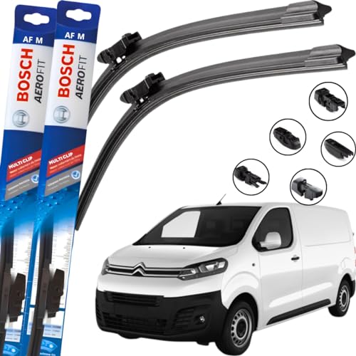 Par Palheta Limpador Parabrisa Original Bosch Multiclip (CITROEN JUMPY 2017 À 2024)