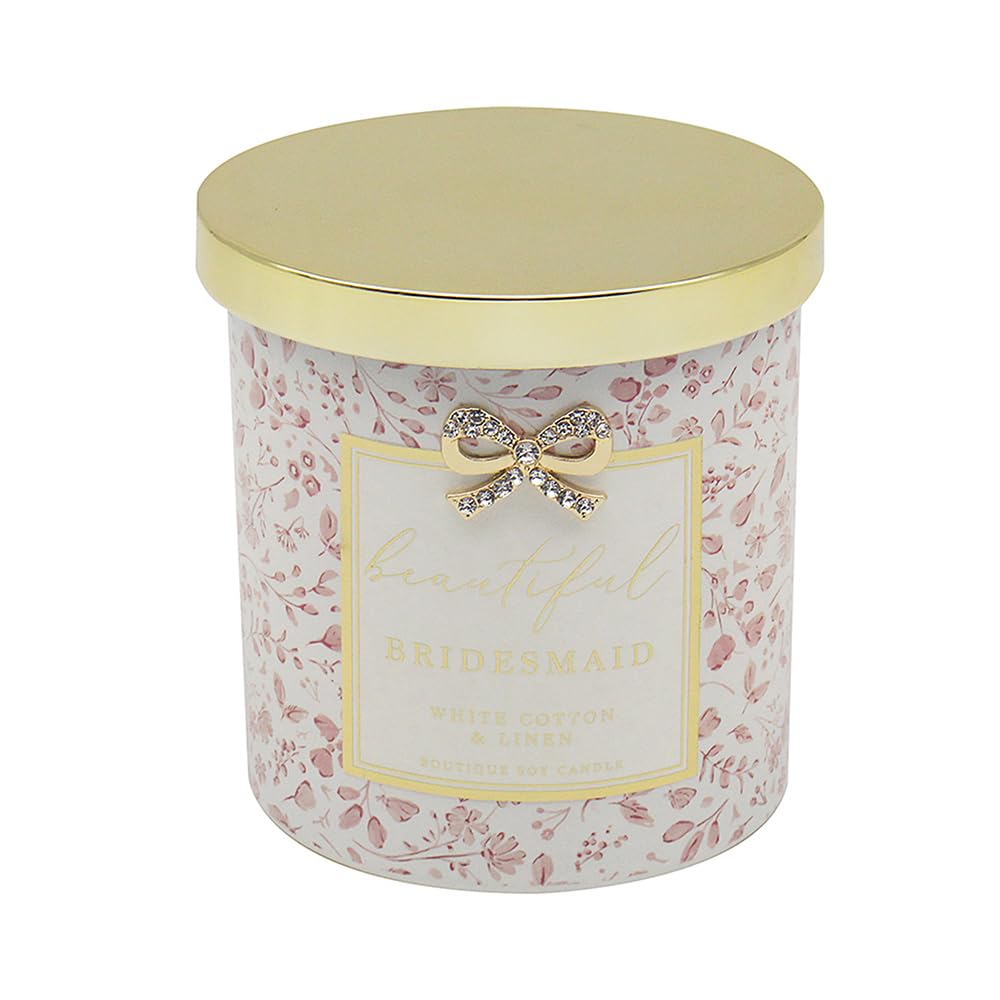 Lesser & Pavey Bridesmaid Candle Madelaine by Hearts Design for Home & Decor | Long Burning Aromatherapy Candle Set for Relaxation & Air Freshner | Large Scented Candles Gifts for Women & Men