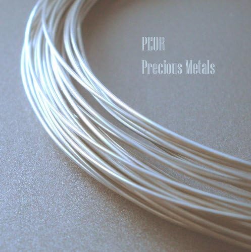 10 Ft Sterling Silver Round Wire 20 Gauge