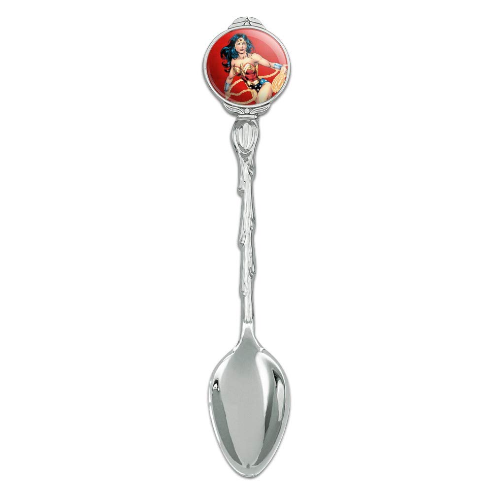 Wonder Woman Character Novelty Collectible Demitasse Tea Coffee Spoon