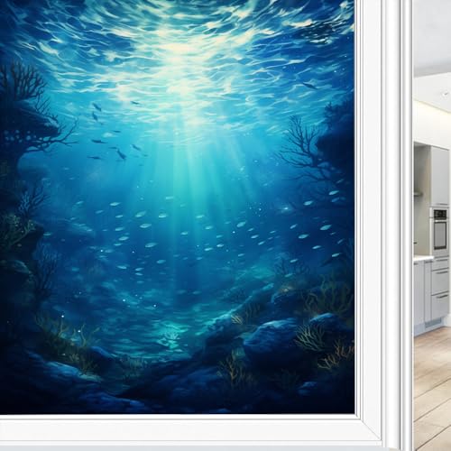 Vinilo Decorativo para Ventana Modern Ocean 17.7x23.6 in miniatura 1