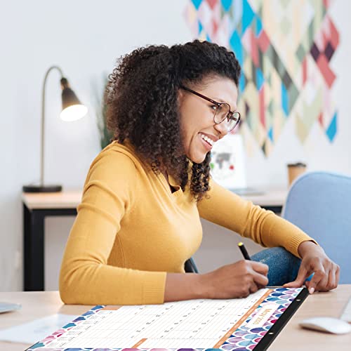 2023-2024 Desk Calendar - Desk Calendar 2023-2024, Jan 2023 - Jun 2024, 17\" x 12\" Calendar, Large Ruled Blocks, to-do List & Notes, Tear Off, Best Desk/Wall Calendar for Planning and Organizing - Thumbnail 7
