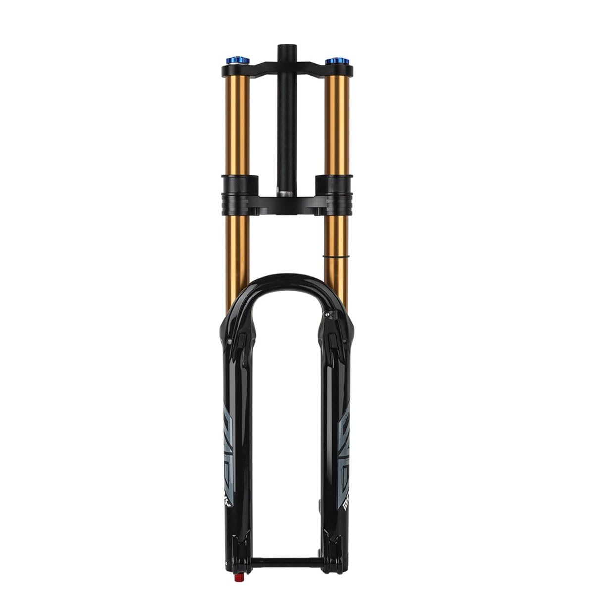 WIQUYBML Downhill Mountain Bike Suspension Fork 27.5/29IN Travel 180mm Straight/Tapered Double Shoulder Air Front Thru Axle 15x110mm Disc Brake Forks With Rebound Adjust DH/XC/A