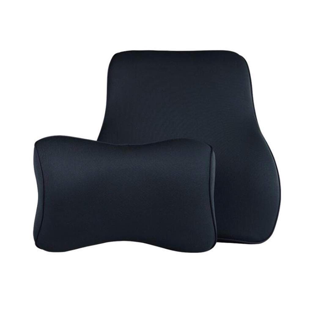 Coussin lombaire et appui-tête de voiture en coton à mémoire de forme pour soulager les cervicales