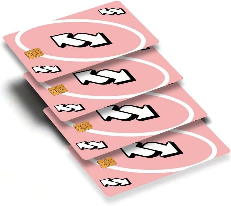 Conversion Card Series Credit Card Sticker Set, 4-Piece Waterproof Skin ...