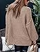 PRETTYGARDEN Women's 2025 Fall Turtleneck Oversized Sweaters Long Sleeve Chunky Knit Pullover Tops Winter Fashion Clothes (Khaki,Medium)