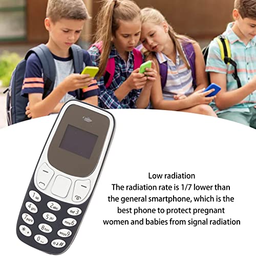 Mini Bluetooth Telefon med Dubbla SIM-kort - Olåst GSM Mörkblå