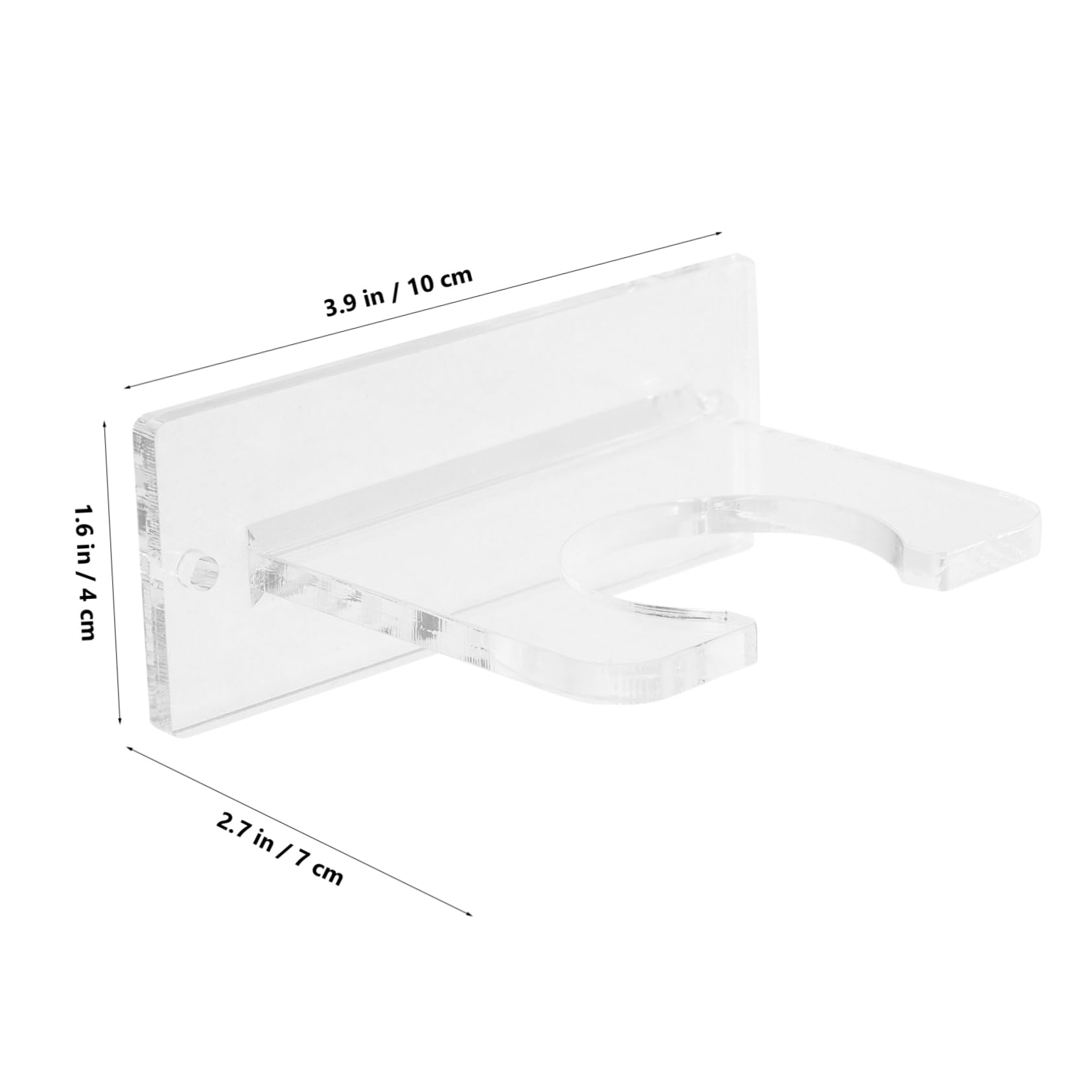 JOINPAYA Acrylic Baseball Bat Display Rack Transparent Wall Mounted Holder for Softball Bats Durable Bat Stand with Strong Stability Space Saving Design for Home Decoration