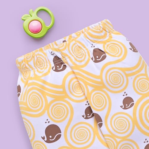 Image of LuvLap Baby Boys & Girls 100% Cotton Pyjama Sets, Pack Of 4