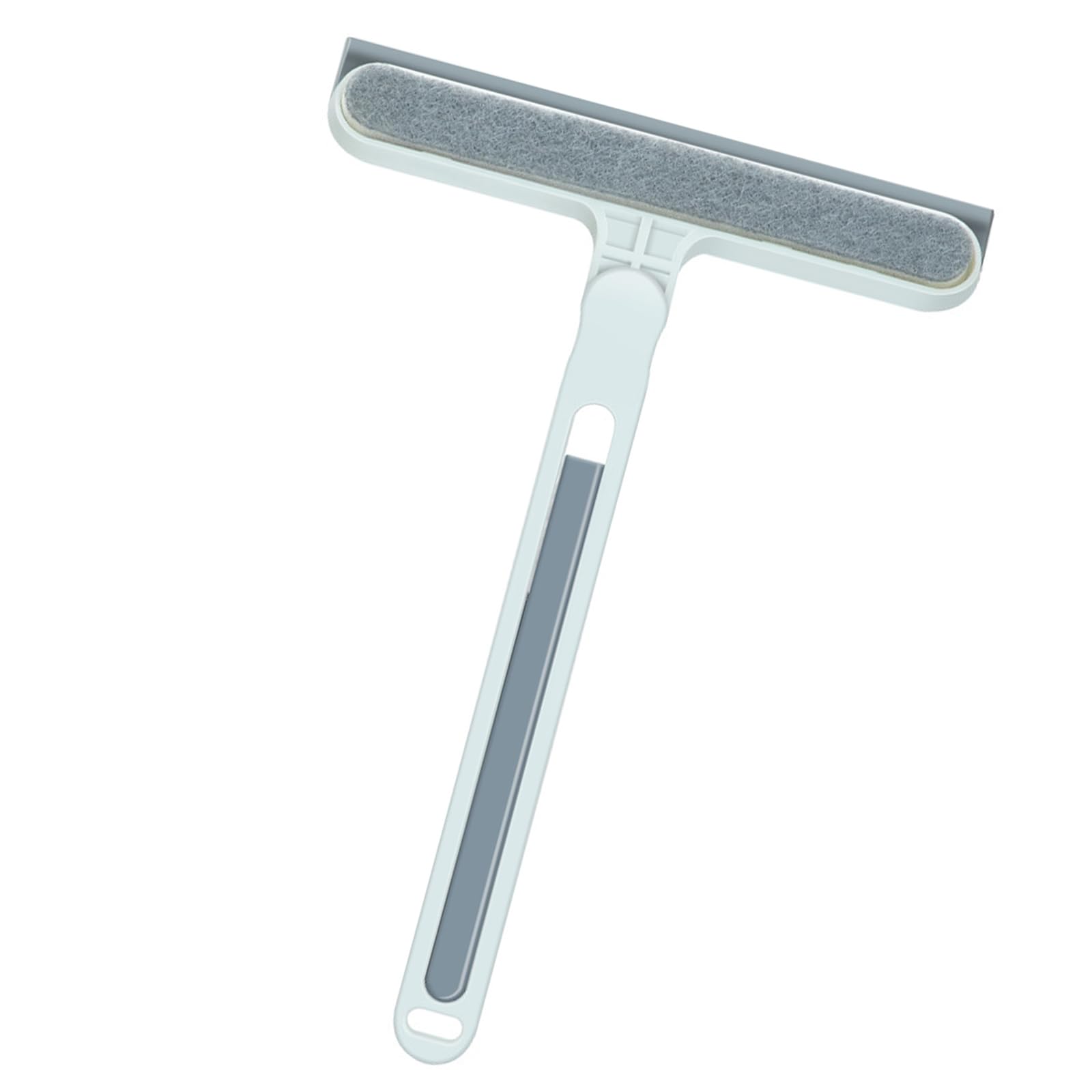 Window Scrubbers Squeegee for Home Ergonomic Grip and Rustproof Glass Cleaner Scraper Window Squeegee with Sponges