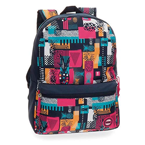 MOVOM Pinneapple 33623B1 Mochila Escolar  42 cm  20.83 litros  Multicolor