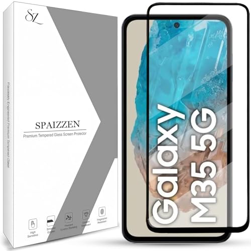 Image of Tempered Glass Screen Protector Compatible for Samsung Galaxy M35 5G / A35 5G / A55 5G with Edge to Edge Coverage and Easy Installation Kit