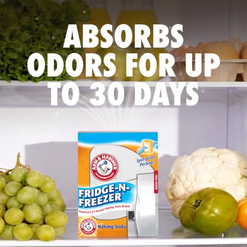 ARM & HAMMER Baking Soda Fridge-n-Freezer Odor Absorber, 14 oz Box