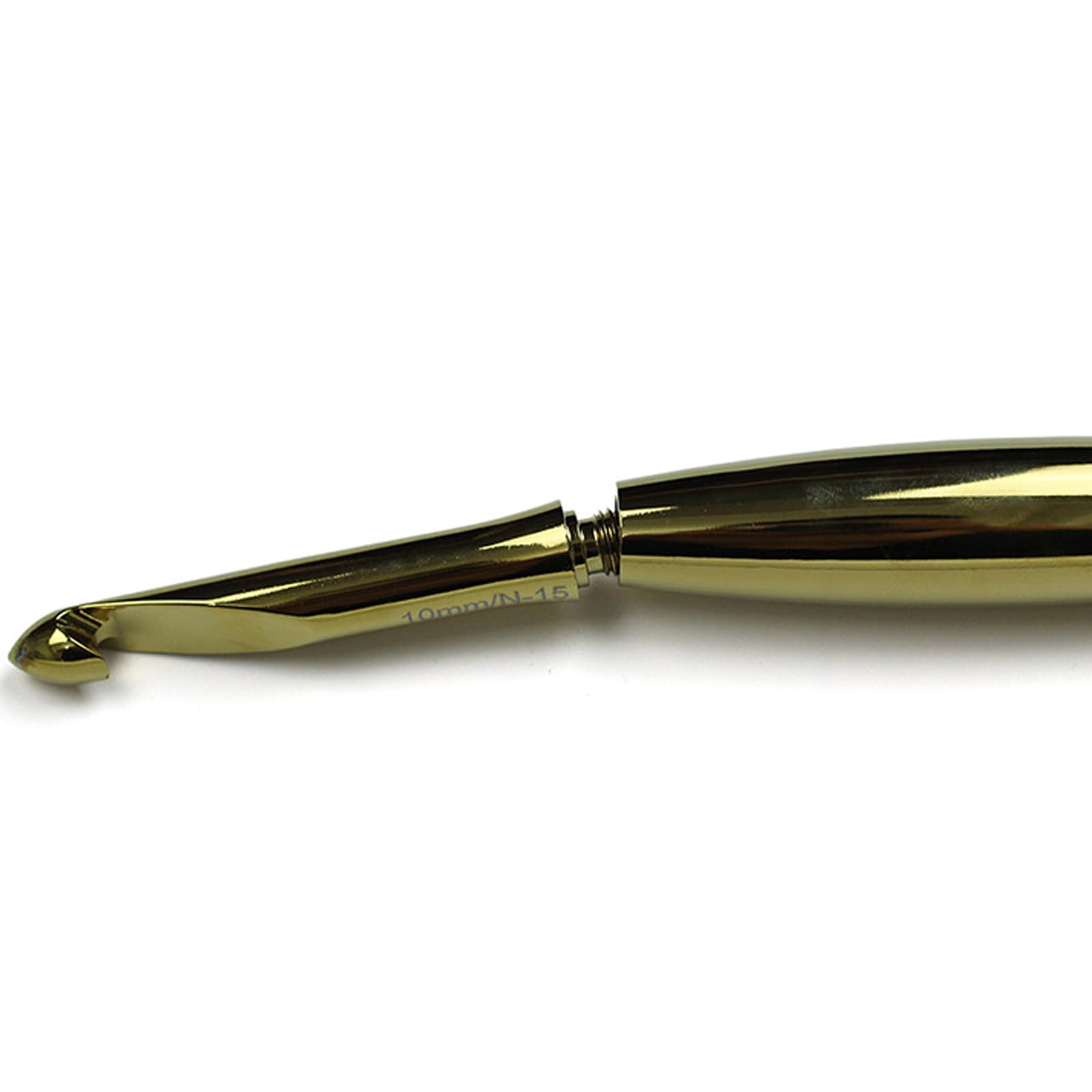 Herramientas de tejer de varios tamaños de alta calidad con ganchos extraíbles y estuche compacto para manualidades, juego ergonómico de aluminio suave de ganchillo con herramientas