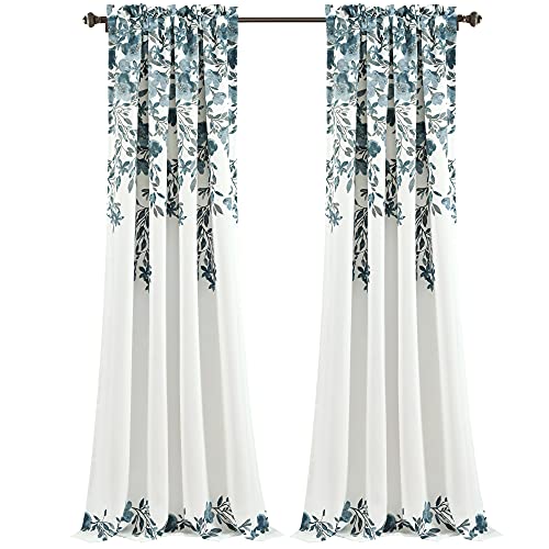 Panneaux de fenêtre filtrant la lumière bleu et gris Lush Decor Tanisha 132x213 cm - 8