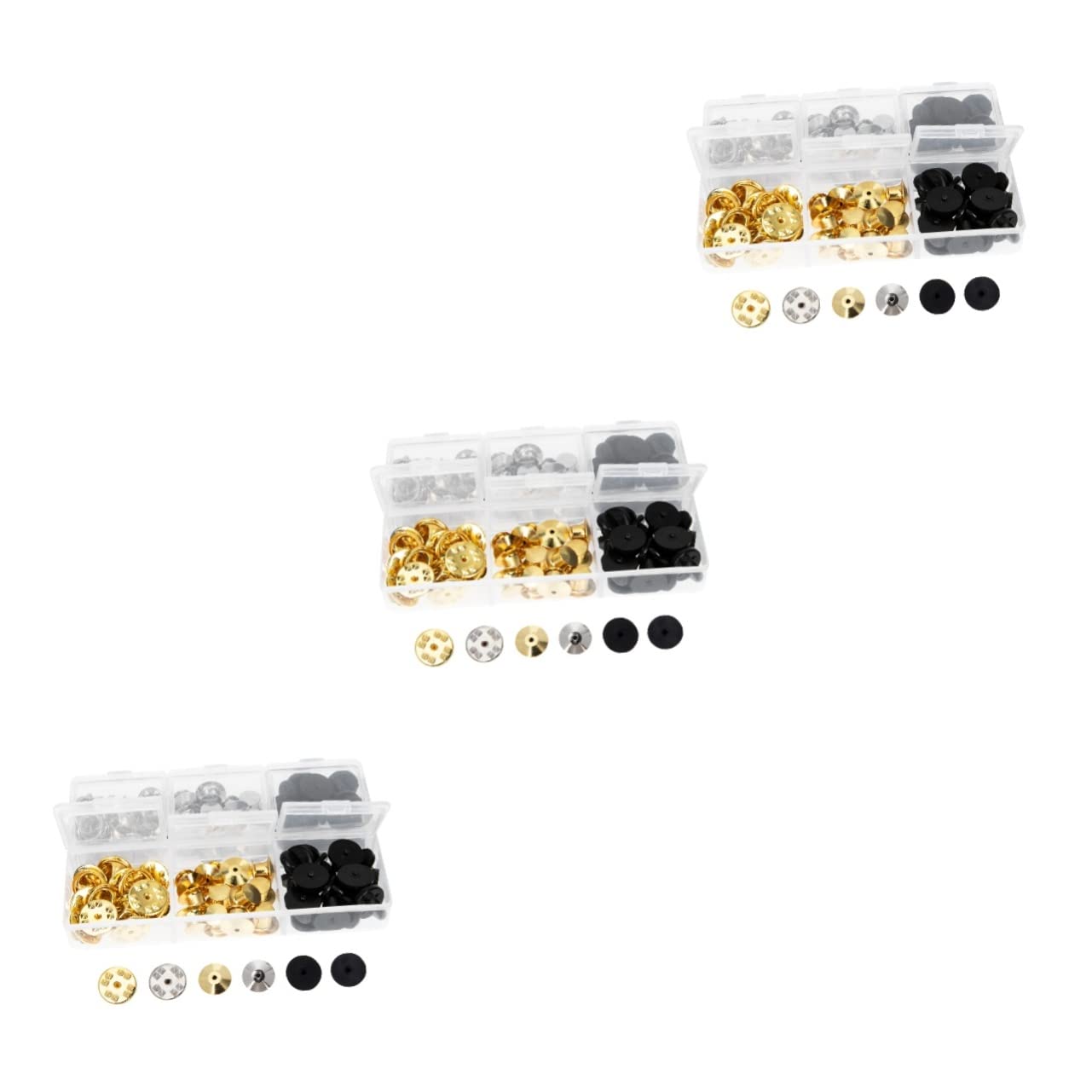 252piezas Alfileres Decorativos Cierre Metálico Para Broches Perfectos Para Bodas y Manualidades