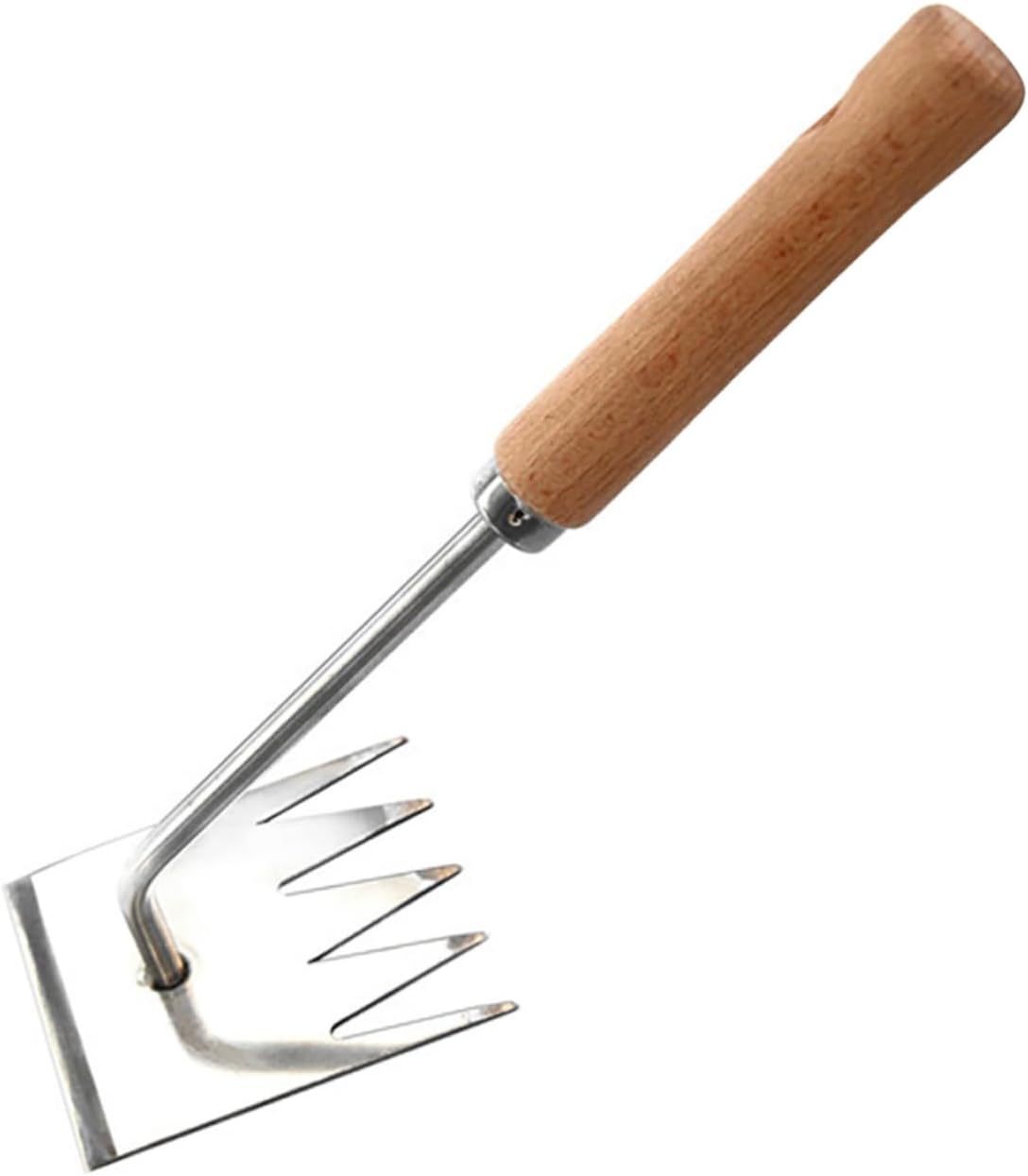 POPETPOP 4pcs Practical Multi-Function Weeder Rake Tool Ergonomic Handle for Garden and Lawn Care and Design for Removing Weeds and Grass from Paving Gaps