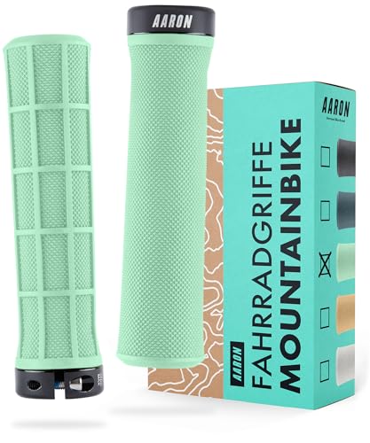 AARON Enduro MTB, Fahrradgriffe aus rutschfestem Gummi - sportliche...