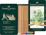 Faber-Castell - Coffret de crayons de couleur Pitt Pastel, 12 couleurs...