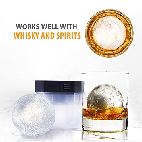Premium Ice Ball Molds (6-Pack), Bpa Free 2.5 Inch Ice Spheres. Slow Melting Round Ice Cube Maker For Whiskey And Bourbon #TOP4