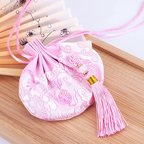 Bolsa saco aromática bordada con cordón, set 4 piezas miniatura 1