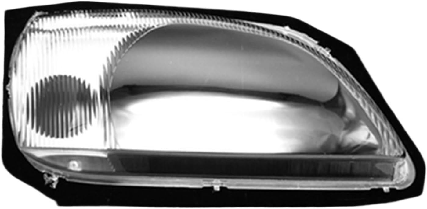 Compatible for Ford for Fiesta 2003 2004 Front Headlight Cover Headlamp Housing Lamp Shell Transparent Lampshade Lens Plexiglass(A Piar) (Right)