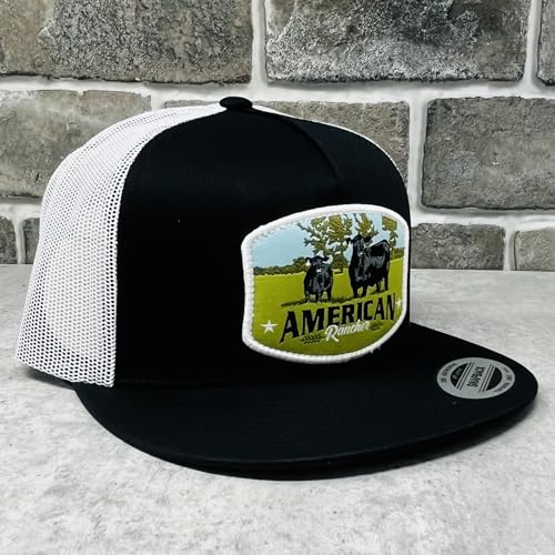Image of Vexil American Rancher Adjustable Snapback Western Lifestyle Rodeo Southwest Inspired Meshback Hat