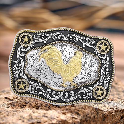 Image of Cowboy Belt Buckle for Men Longhorn Bull Belt Buckles Men Vintage Texas Buckle for Women Cowboy Cowgirl Belt Buckle