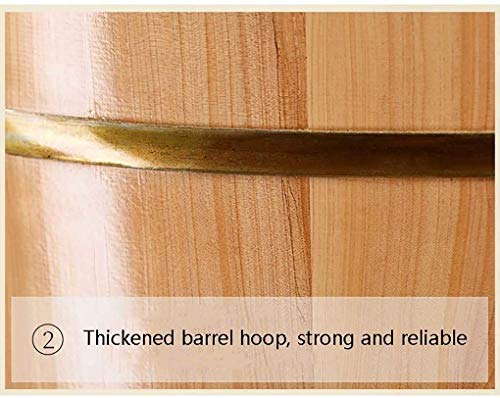Bañera de madera para spa de pies para uso doméstico miniatura 2
