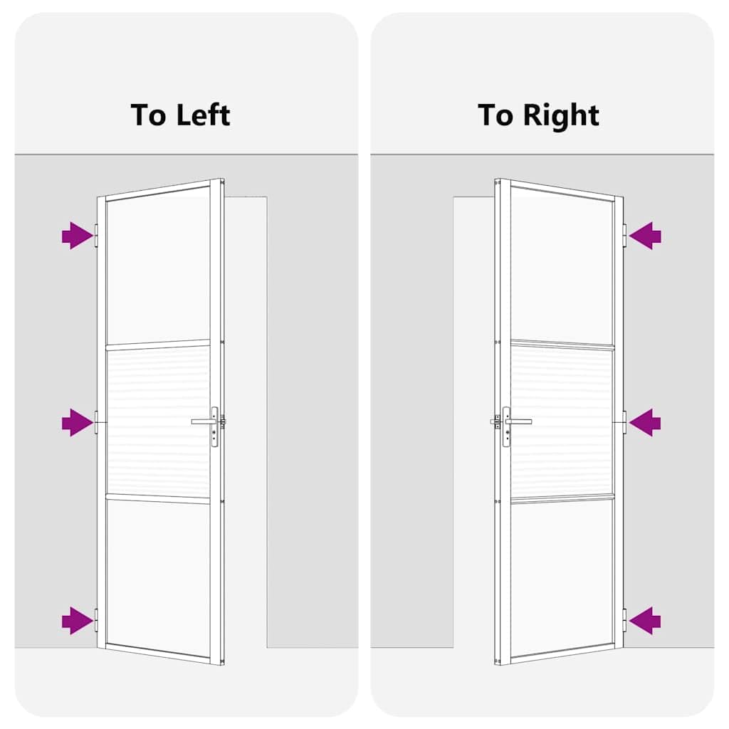 vidaXL Porte en verre Rayé Noir 76 x 3,5 x 201,5 cm Aluminium, Séparateur Rectangulaire, Verre avec Serrure, Déco Intérieure, Cadre Élégant, Pour Salon