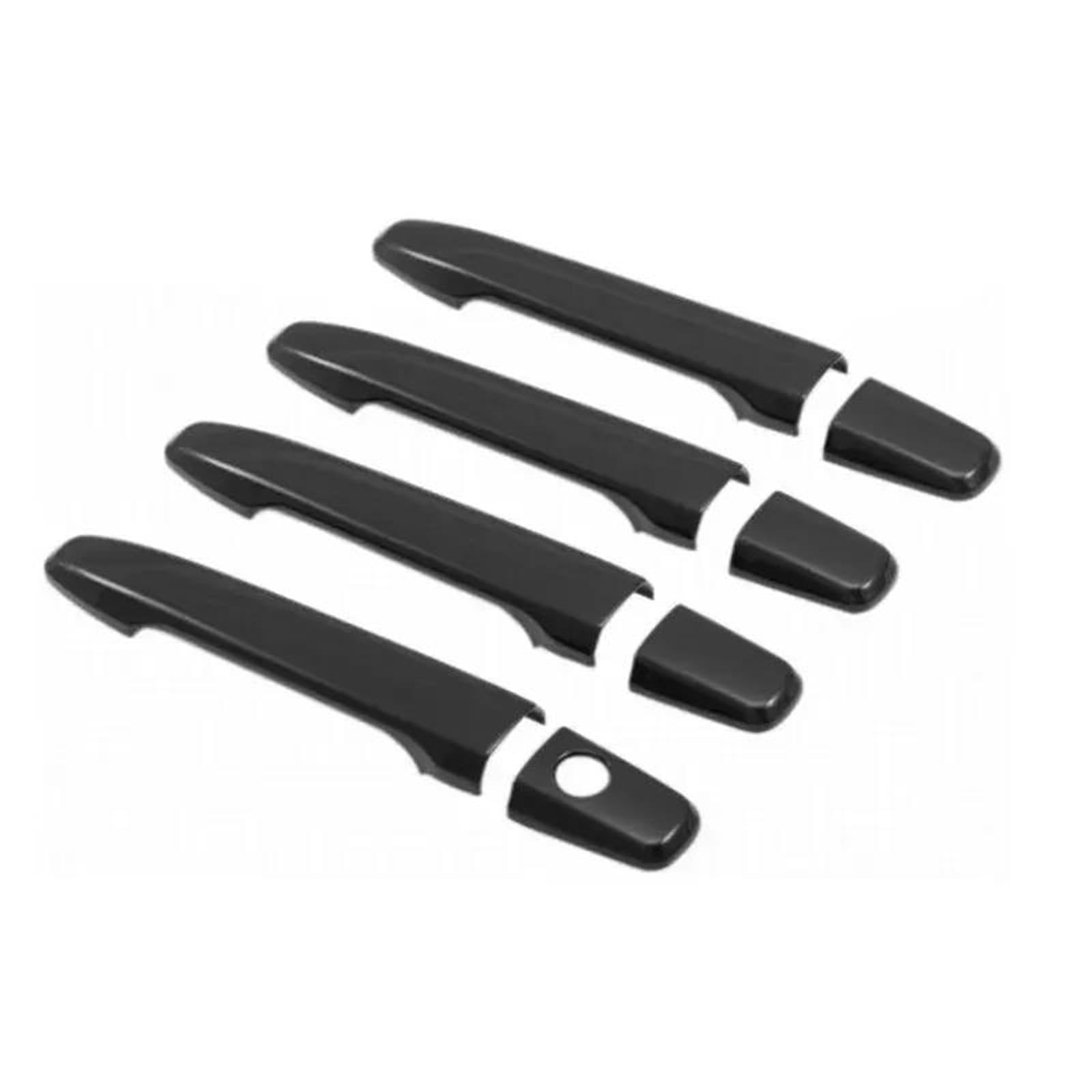 YSDSLS Car Exterior Door Handle Cover Moulding Trim Protective Accessories for Mitsubishi for Outlander 2007-2020(Single Hole Black)