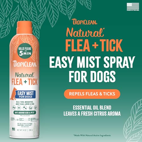 Image of Natural Flea & Tick Dog & Home Mist Spray by TropiClean