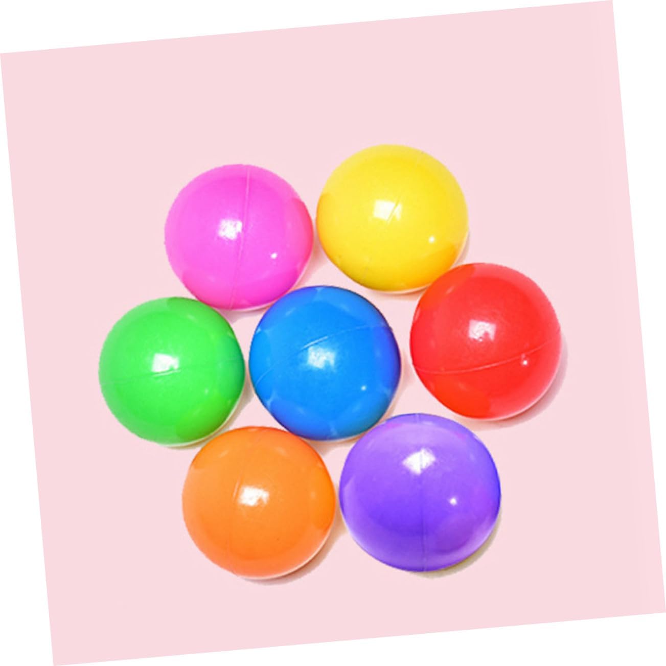 250Pcs Colorful Thicken Ocean Balls Pe Ball for Playgrounds Ball Pits and Playhouses for Group Play and Coordination Development