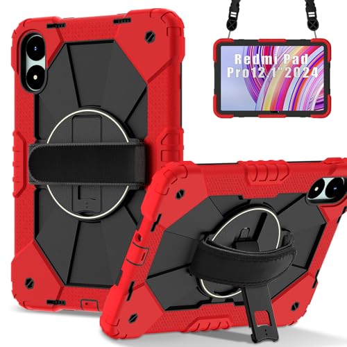 Coque Poco Pad 12.1 de qualité militaire très résistante aux chocs avec support 360°