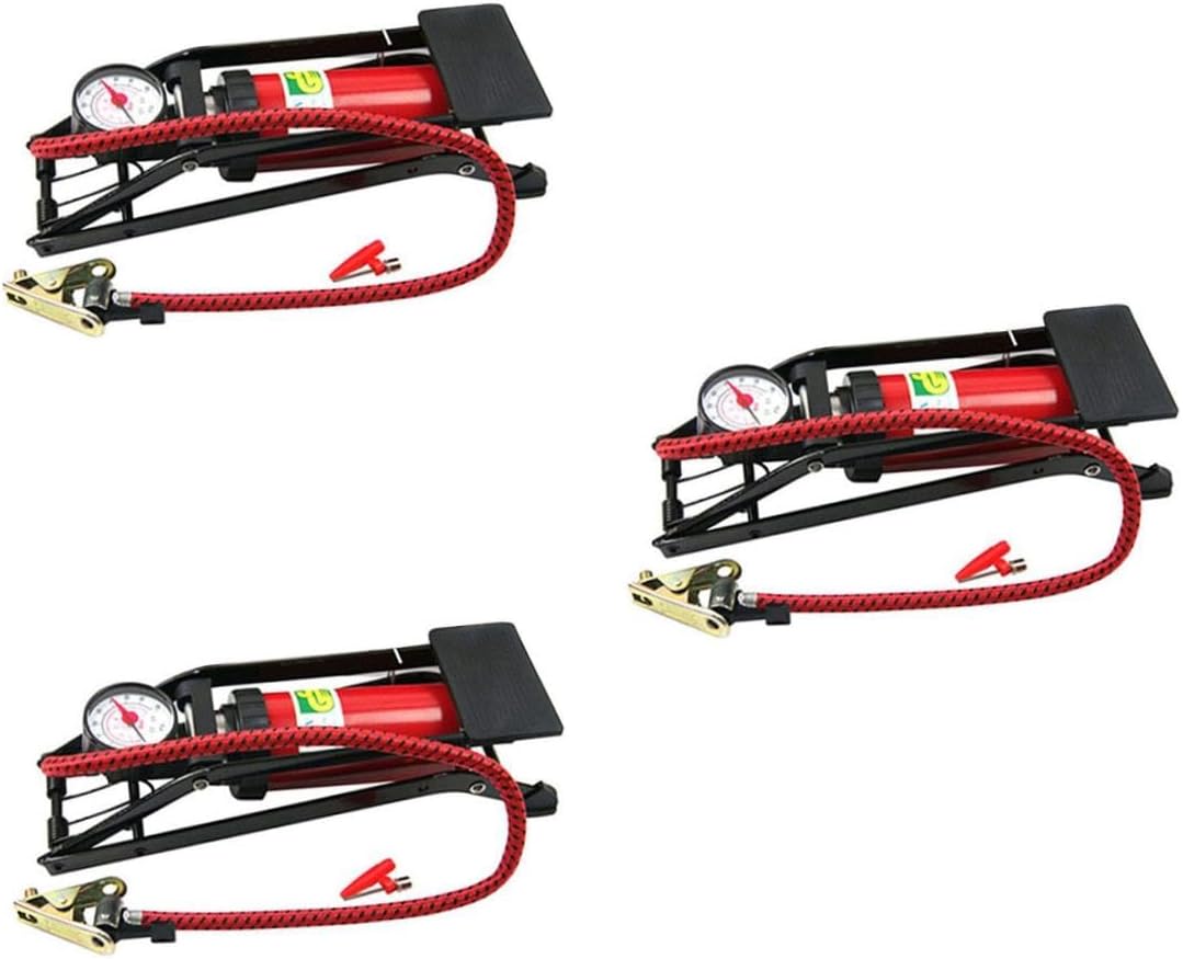 Inflatable Pump Car Foot Pump Bike Floor Pumps Tire Air Pump Portable Tire Inflator Air Pump for Car