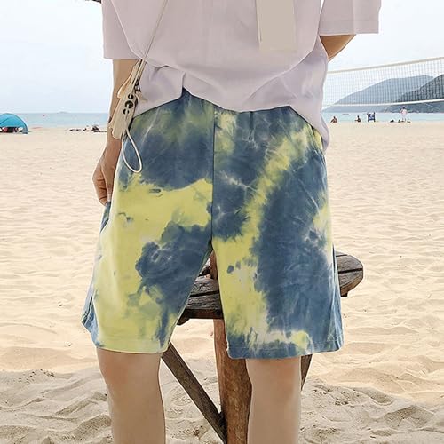 Shorts para hombre con cordón y diseño tie dye miniatura 3