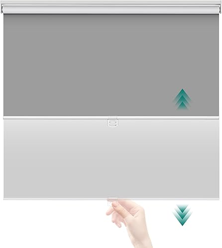 Persianas opacas sin cordones para ventana, cortadas a medida, de fácil instalación, protección UV, ahorro de energía, para sala de estar,