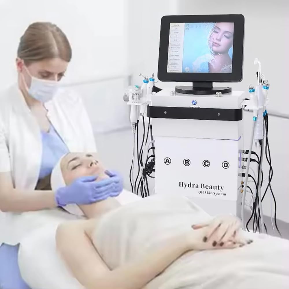 14-In-1 Big Bubble Beauty-Gerät,Gesichts- Und Körperpflege | 14 Funktionelle Griffe,Zur Reinigung Und Feuchtigkeitspflege,Für Kosmetikstudios Und Salons