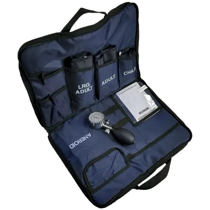 Dynarex 7097 Blood Pressure Cuff Kit for Child/Adult/Large Adult, Pack of 5